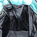 PRADA Hand Bag Nylon 2way Turquoise Blue Auth 111354V-19