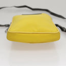 PRADA Shoulder Bag Nylon Yellow Auth 111355-9