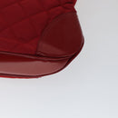 BURBERRY Shoulder Bag Nylon Red Auth 111357-12