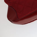 BURBERRY Shoulder Bag Nylon Red Auth 111357-13
