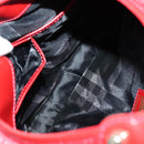 BURBERRY Shoulder Bag Nylon Red Auth 111357-11
