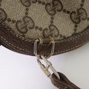 GUCCI GG Supreme Web Sherry Line Shoulder Bag PVC Beige 904 02 047 Auth 111359-10