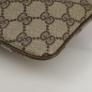 GUCCI GG Supreme Web Sherry Line Shoulder Bag PVC Beige 904 02 047 Auth 111359-16