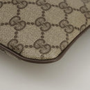 GUCCI GG Supreme Web Sherry Line Shoulder Bag PVC Beige 904 02 047 Auth 111359-18