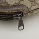 GUCCI GG Supreme Web Sherry Line Shoulder Bag PVC Beige 904 02 047 Auth 111359-20