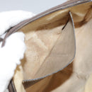 GUCCI GG Supreme Web Sherry Line Shoulder Bag PVC Beige 904 02 047 Auth 111359-23