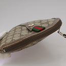 GUCCI GG Supreme Web Sherry Line Shoulder Bag PVC Beige 904 02 047 Auth 111359-6