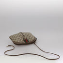 GUCCI GG Supreme Web Sherry Line Shoulder Bag PVC Beige 904 02 047 Auth 111359-7