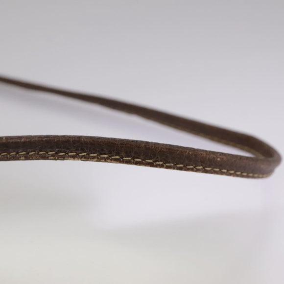 GUCCI GG Supreme Web Sherry Line Shoulder Bag PVC Beige 904 02 047 Auth 111359