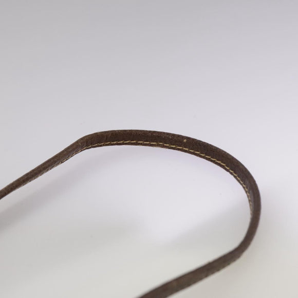 GUCCI GG Supreme Web Sherry Line Shoulder Bag PVC Beige 904 02 047 Auth 111359