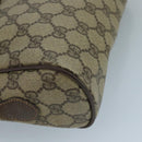 GUCCI GG Supreme Web Sherry Line Shoulder Bag PVC Beige 56 02 088 Auth 111361-11