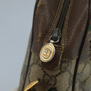 GUCCI GG Supreme Web Sherry Line Shoulder Bag PVC Beige 56 02 088 Auth 111361-16