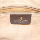 GUCCI GG Supreme Web Sherry Line Shoulder Bag PVC Beige 56 02 088 Auth 111361-17