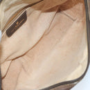 GUCCI GG Supreme Web Sherry Line Shoulder Bag PVC Beige 56 02 088 Auth 111361-18