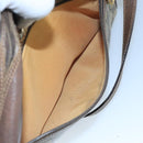 GUCCI GG Supreme Web Sherry Line Shoulder Bag PVC Beige 56 02 088 Auth 111361-22