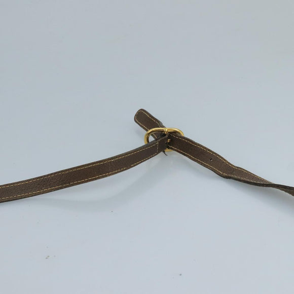 GUCCI GG Supreme Web Sherry Line Shoulder Bag PVC Beige 56 02 088 Auth 111361