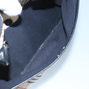 BURBERRY Nova Check Shoulder Bag Canvas Leather Beige Auth 111365V-23