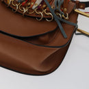 Chloe Shoulder Bag Leather Brown Auth 111369AM-14
