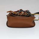 Chloe Shoulder Bag Leather Brown Auth 111369AM-5