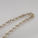 Salvatore Ferragamo Chain Shoulder Bag Satin Wicker Pink Auth 111370-14