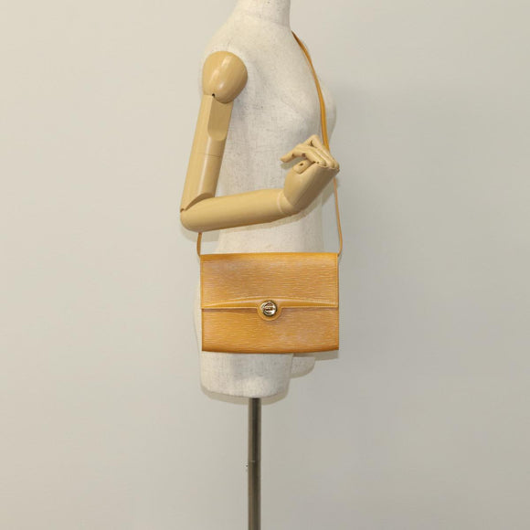 LOUIS VUITTON Epi Arsch Shoulder Bag Yellow M52579 LV Auth 111372