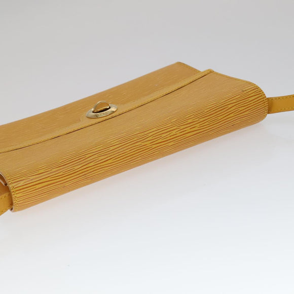 LOUIS VUITTON Epi Arsch Shoulder Bag Yellow M52579 LV Auth 111372