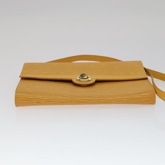 LOUIS VUITTON Epi Arsch Shoulder Bag Yellow M52579 LV Auth 111372