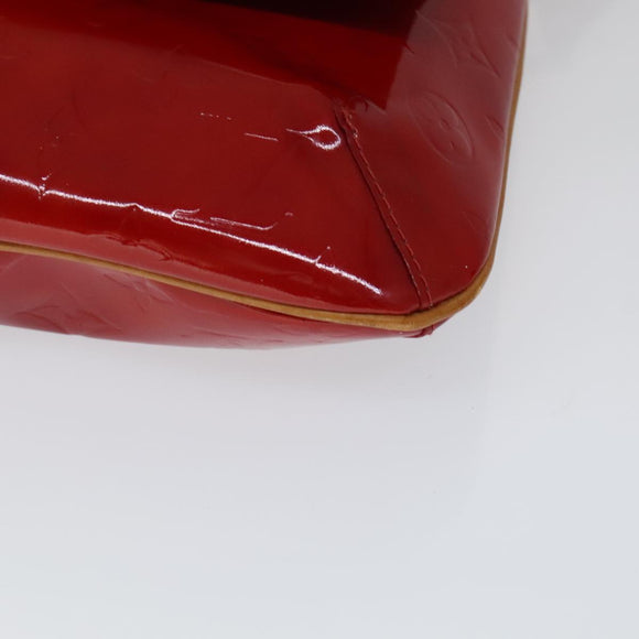 LOUIS VUITTON Monogram Vernis Thompson Street Bag Red M91094 LV Auth 111375