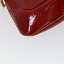 LOUIS VUITTON Monogram Vernis Thompson Street Bag Red M91094 LV Auth 111375-17