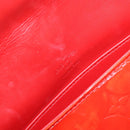 LOUIS VUITTON Monogram Vernis Thompson Street Bag Red M91094 LV Auth 111375-10