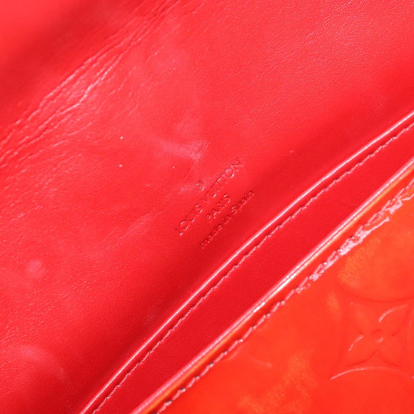 LOUIS VUITTON Monogram Vernis Thompson Street Bag Red M91094 LV Auth 111375