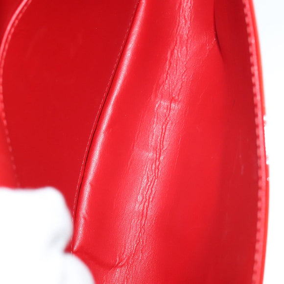 LOUIS VUITTON Monogram Vernis Thompson Street Bag Red M91094 LV Auth 111375
