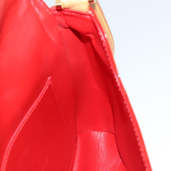 LOUIS VUITTON Monogram Vernis Thompson Street Bag Red M91094 LV Auth 111375