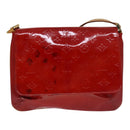 LOUIS VUITTON Monogram Vernis Thompson Street Bag Red M91094 LV Auth 111375-13