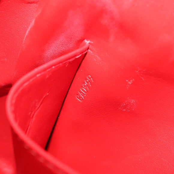 LOUIS VUITTON Monogram Vernis Thompson Street Bag Red M91094 LV Auth 111375