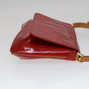 LOUIS VUITTON Monogram Vernis Thompson Street Bag Red M91094 LV Auth 111375-3