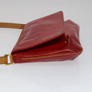 LOUIS VUITTON Monogram Vernis Thompson Street Bag Red M91094 LV Auth 111375-4