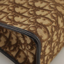 Christian Dior Trotter Canvas Shoulder Bag Gold Brown Auth 111398-15