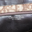 Christian Dior Trotter Canvas Shoulder Bag Gold Brown Auth 111398-11