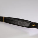 Christian Dior Trotter Canvas Shoulder Bag Gold Brown Auth 111398-8