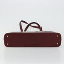 BURBERRY Nova Check Tote Bag Canvas Leather Beige Gold Auth 111400-15