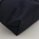 CELINE Circle Pouch Nylon Navy Gold Auth 111410-9