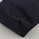 CELINE Circle Pouch Nylon Navy Gold Auth 111410-14