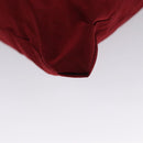 Miu Miu Folding Type Tote Bag Nylon Red Auth 111415V-14