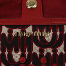 Miu Miu Folding Type Tote Bag Nylon Red Auth 111415V-17