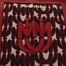 Miu Miu Folding Type Tote Bag Nylon Red Auth 111415V-18