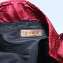 Miu Miu Folding Type Tote Bag Nylon Red Auth 111415V-19