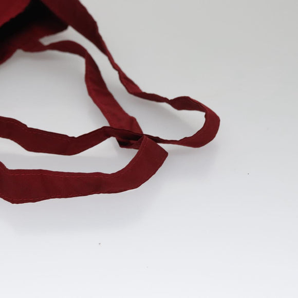 Miu Miu Folding Type Tote Bag Nylon Red Auth 111415V