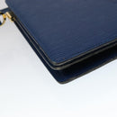 LOUIS VUITTON Epi Capuchin Shoulder Bag Blue M52345 LV Auth 111419-17