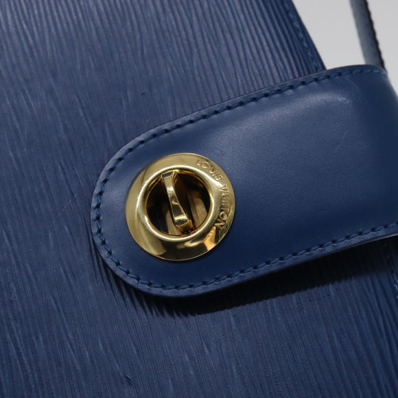 LOUIS VUITTON Epi Capuchin Shoulder Bag Blue M52345 LV Auth 111419